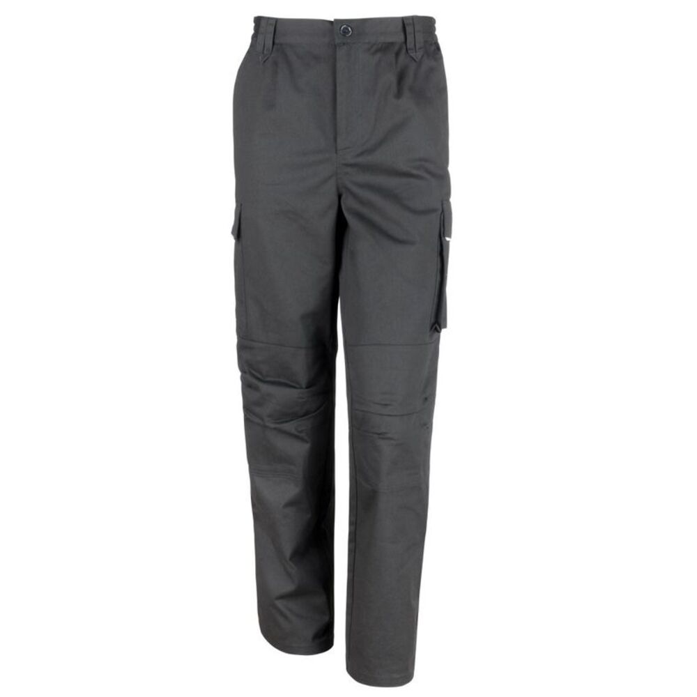 Result Unisex Work-Guard Windproof Action Trousers / Workwear / Black